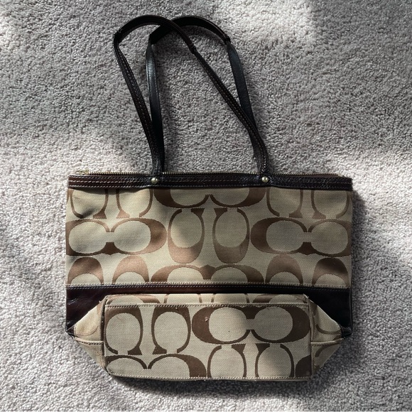 Coach City Tote Shoulder Bag - Picture 5 of 11